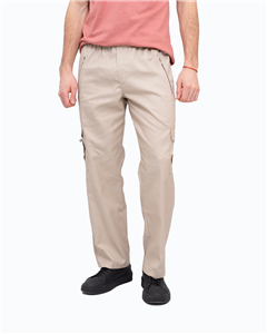 804 - Pantalon Nautico Gabardina Cargo Bolsillo c. cierre